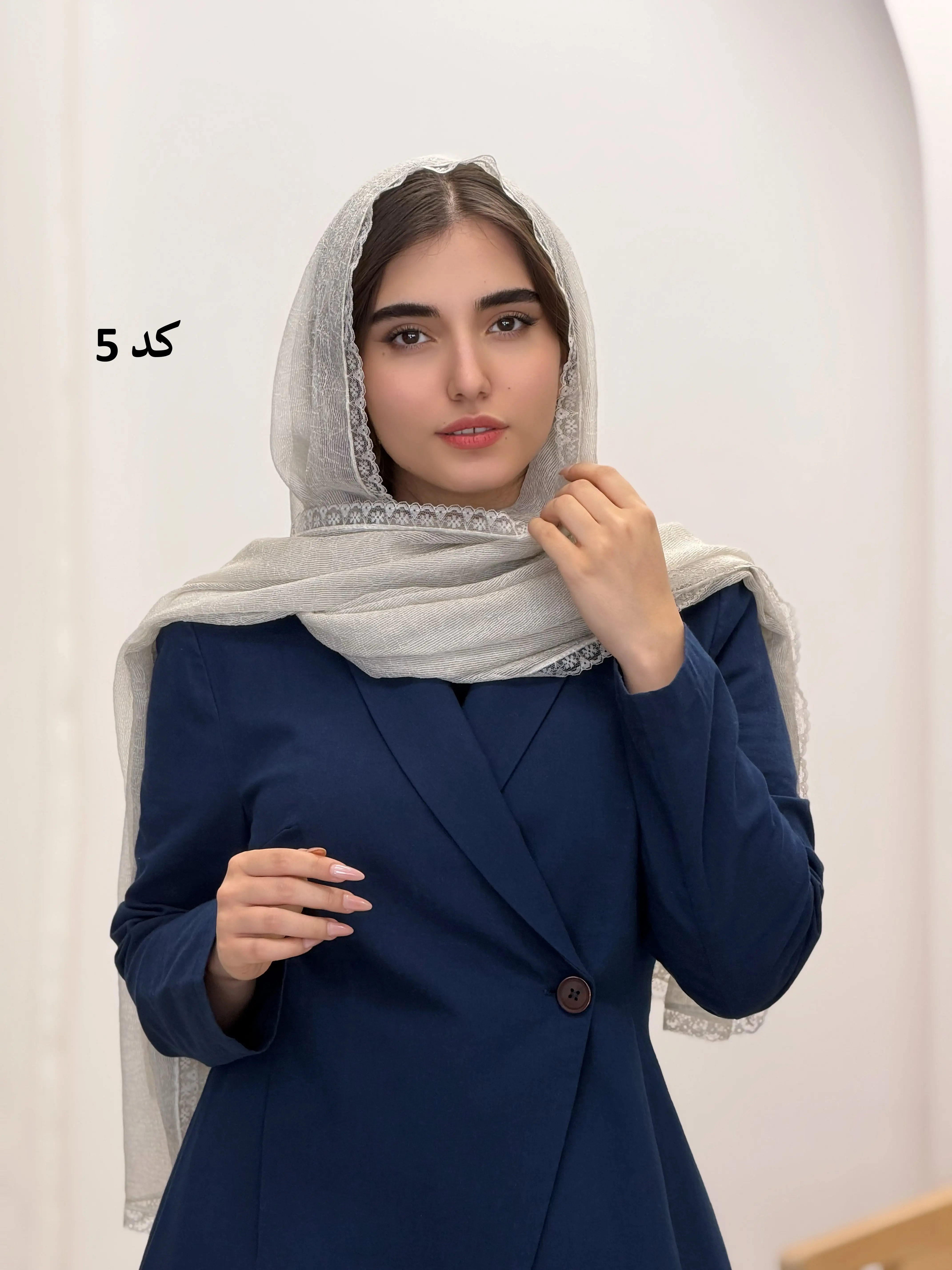 6571-شال ابریشم تیهو